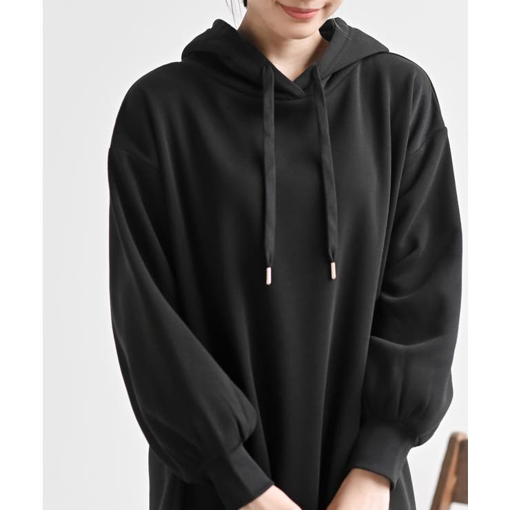 裏起毛パーカーワンピース | rps | 詳細画像15 