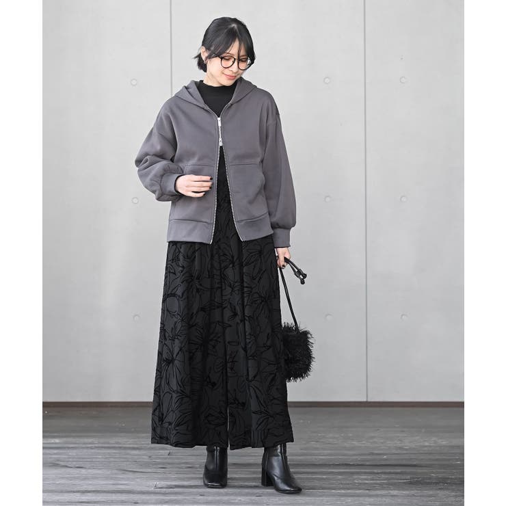 裏起毛ショートジップパーカー | rps | 詳細画像10 