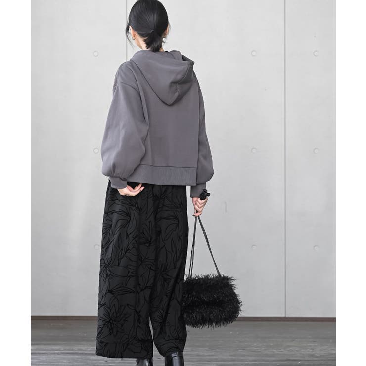 裏起毛ショートジップパーカー | rps | 詳細画像12 