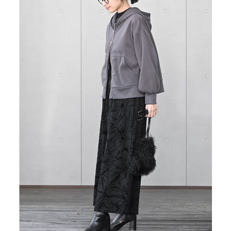 裏起毛ショートジップパーカー | rps | 詳細画像13 