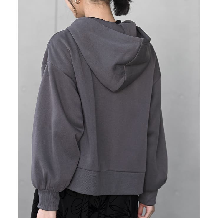 裏起毛ショートジップパーカー | rps | 詳細画像16 