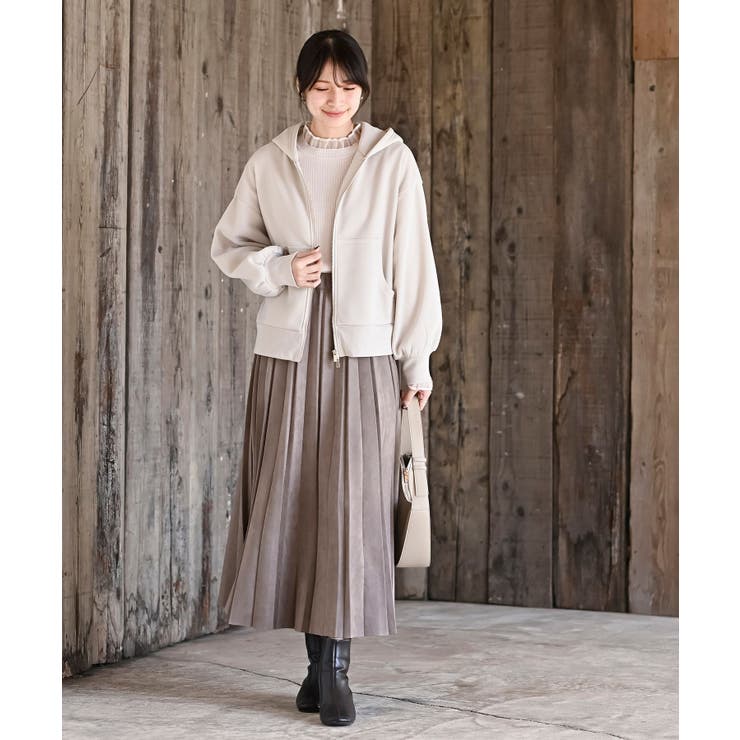 裏起毛ショートジップパーカー | rps | 詳細画像2 