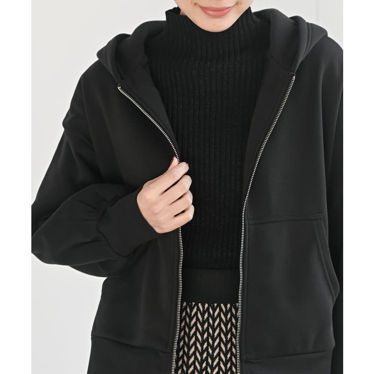 裏起毛ショートジップパーカー | rps | 詳細画像22 