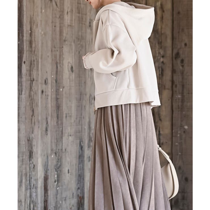 裏起毛ショートジップパーカー | rps | 詳細画像3 