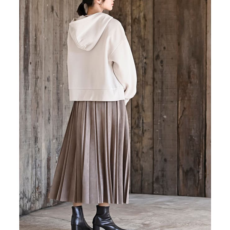 裏起毛ショートジップパーカー | rps | 詳細画像4 