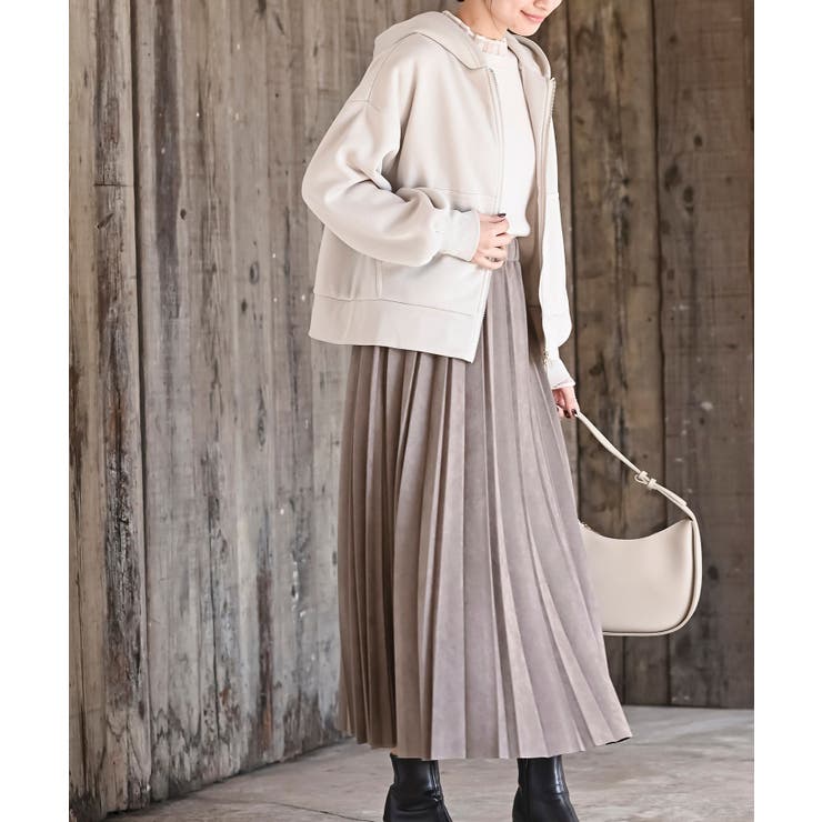 裏起毛ショートジップパーカー | rps | 詳細画像5 