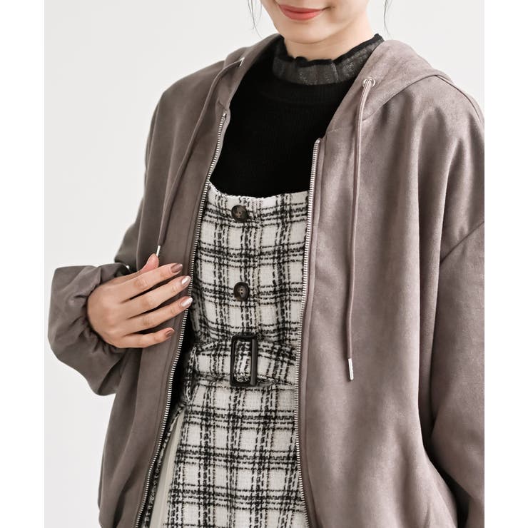 スエードポンチバルーンＺＩＰパーカージャケット | rps | 詳細画像14 