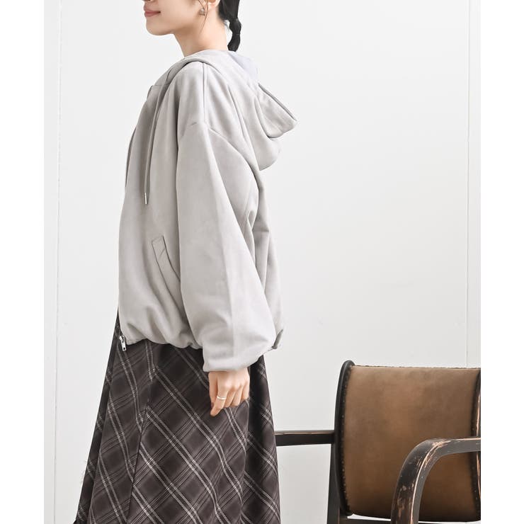 スエードポンチバルーンＺＩＰパーカージャケット | rps | 詳細画像3 