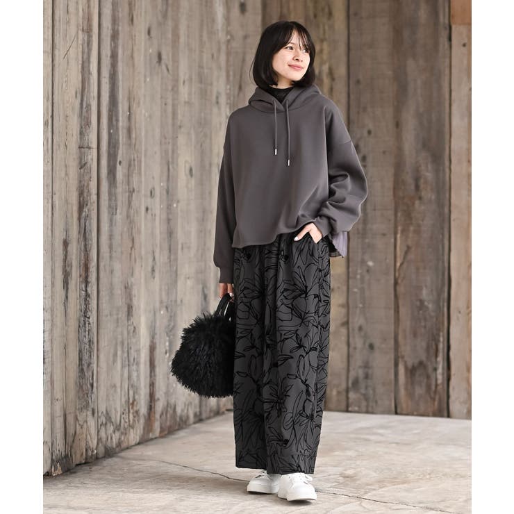 ＢＡＣＫプリーツ裏起毛ワイドパーカー | rps | 詳細画像10 