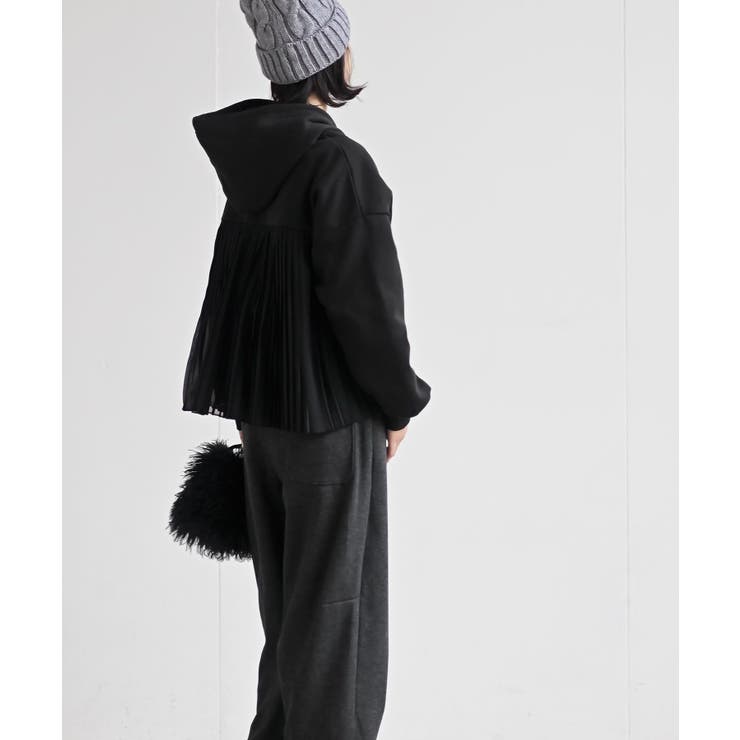 ＢＡＣＫプリーツ裏起毛ワイドパーカー | rps | 詳細画像20 