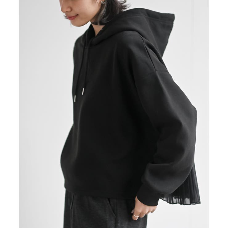 ＢＡＣＫプリーツ裏起毛ワイドパーカー | rps | 詳細画像23 