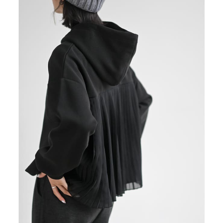 ＢＡＣＫプリーツ裏起毛ワイドパーカー | rps | 詳細画像24 