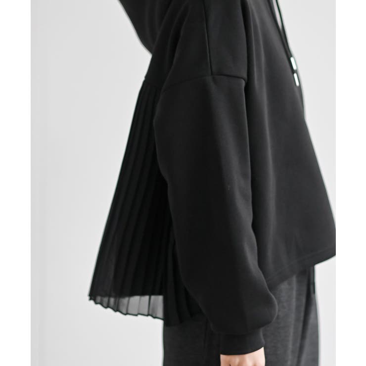 ＢＡＣＫプリーツ裏起毛ワイドパーカー | rps | 詳細画像25 