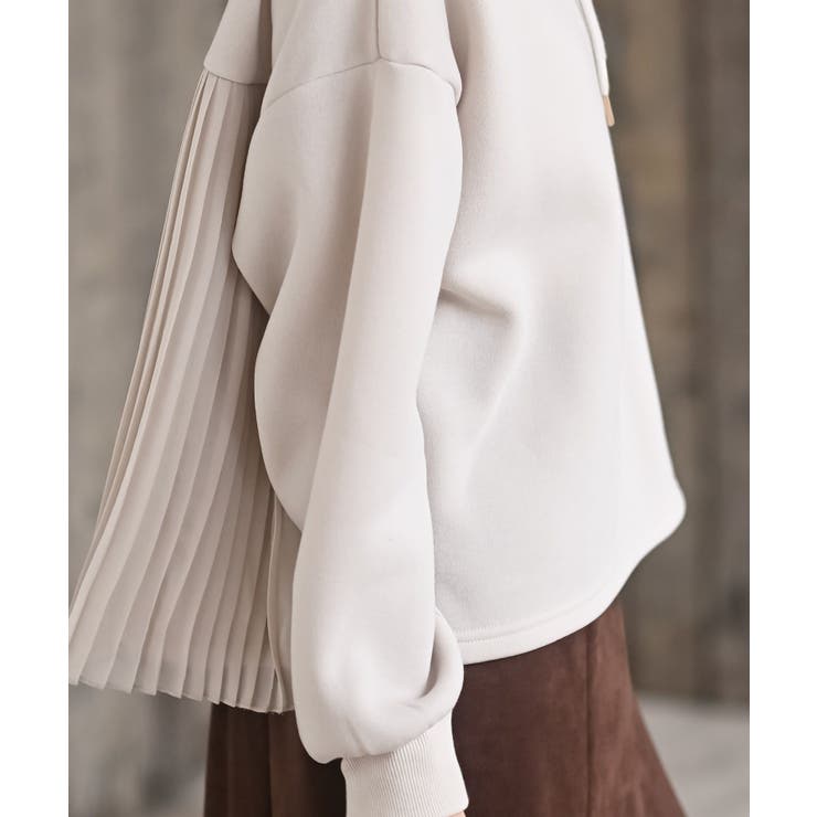 ＢＡＣＫプリーツ裏起毛ワイドパーカー | rps | 詳細画像9 