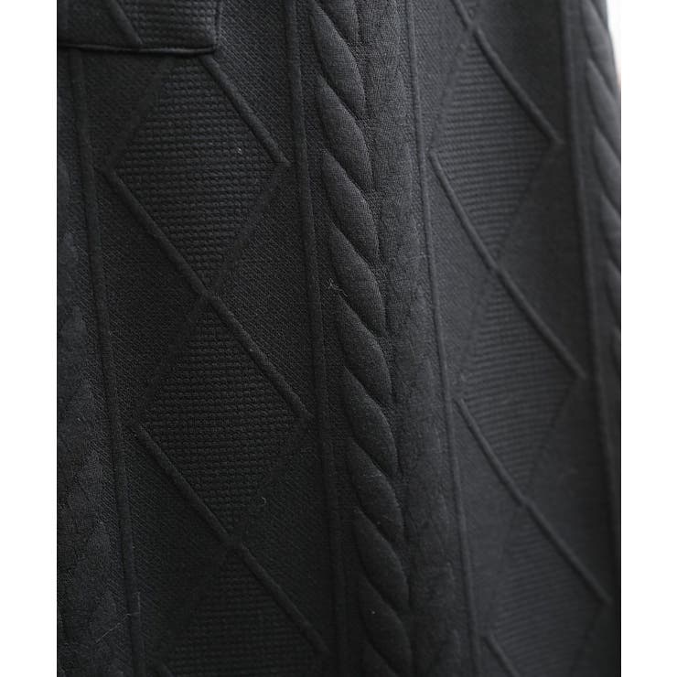 ケーブル柄ふくれジャガードジャンスカ | rps | 詳細画像10 