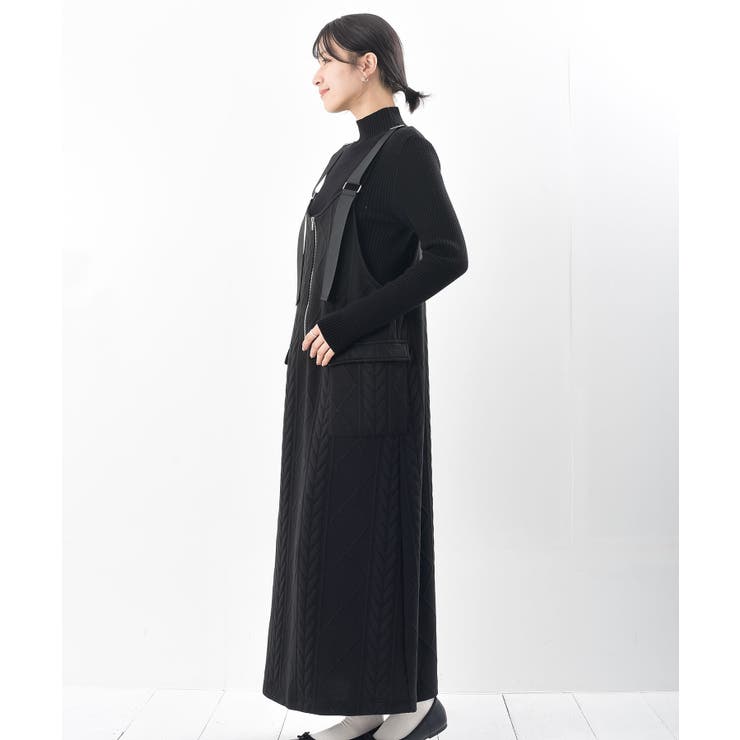 ケーブル柄ふくれジャガードジャンスカ | rps | 詳細画像22 