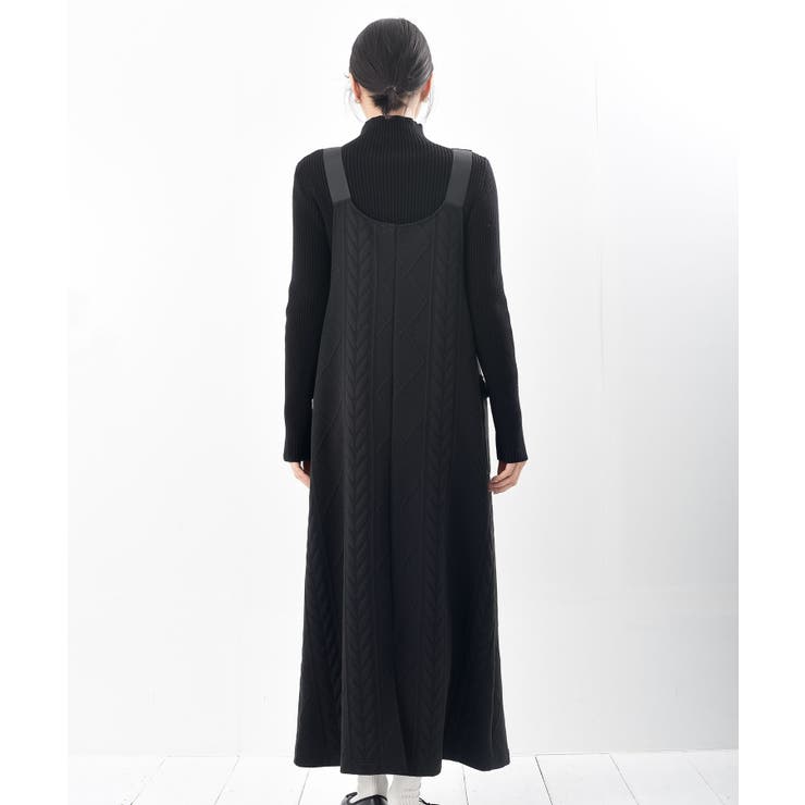 ケーブル柄ふくれジャガードジャンスカ | rps | 詳細画像23 