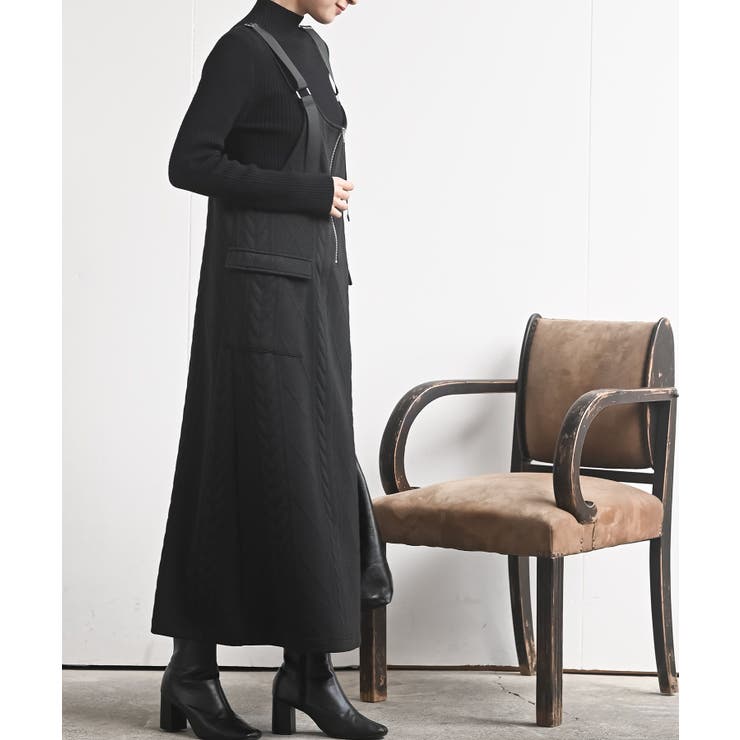 ケーブル柄ふくれジャガードジャンスカ | rps | 詳細画像5 