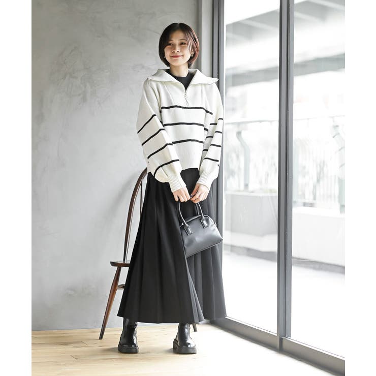 フロントＺＩＰフェイクニットプルオーバー | rps | 詳細画像2 