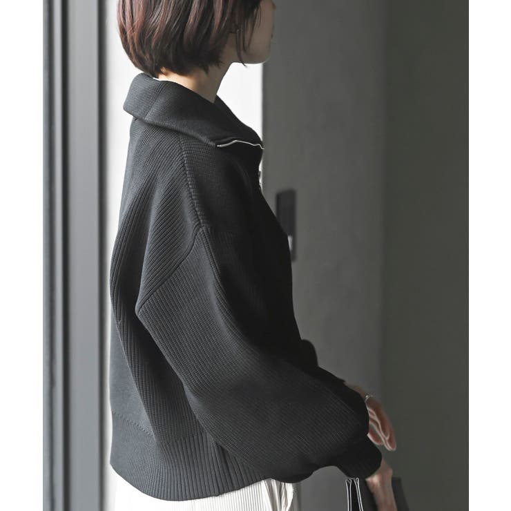 フロントＺＩＰフェイクニットプルオーバー | rps | 詳細画像25 