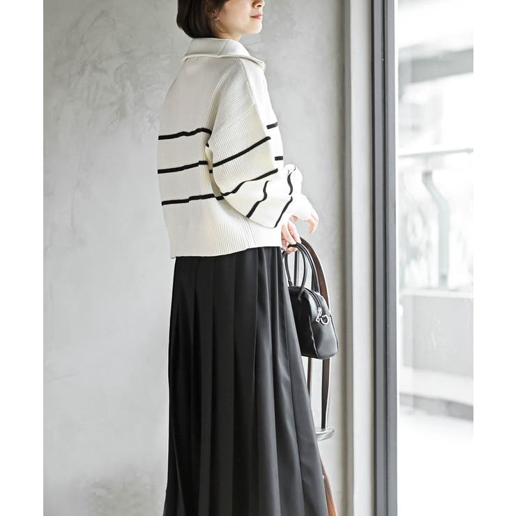 フロントＺＩＰフェイクニットプルオーバー | rps | 詳細画像3 