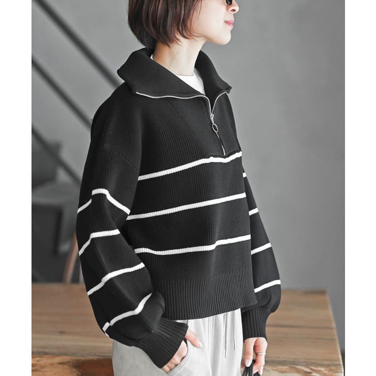 フロントＺＩＰフェイクニットプルオーバー | rps | 詳細画像33 