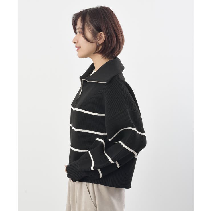 フロントＺＩＰフェイクニットプルオーバー | rps | 詳細画像34 