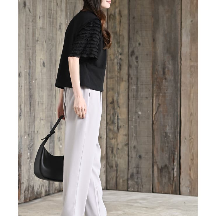 フリルジャガードスリーブ半袖Ｔｅｅ | rps | 詳細画像14 