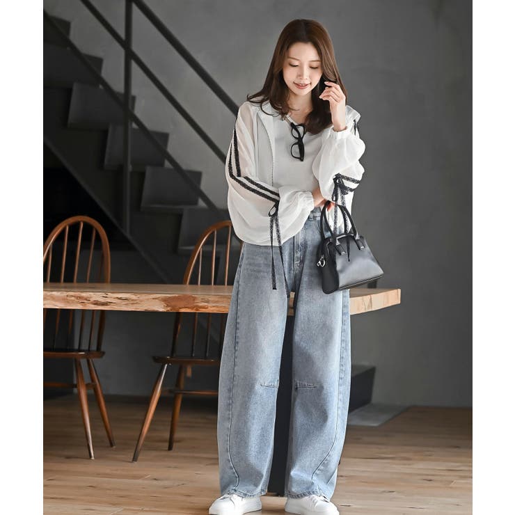 レースリボントラックフードシアージャケット | rps | 詳細画像2 