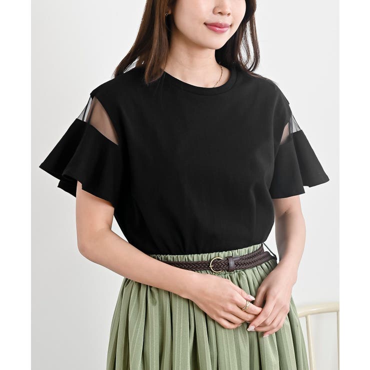 シースルーフレアースリーブＴｅｅ | rps | 詳細画像14 