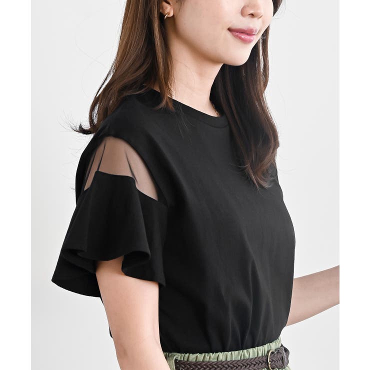 シースルーフレアースリーブＴｅｅ | rps | 詳細画像17 