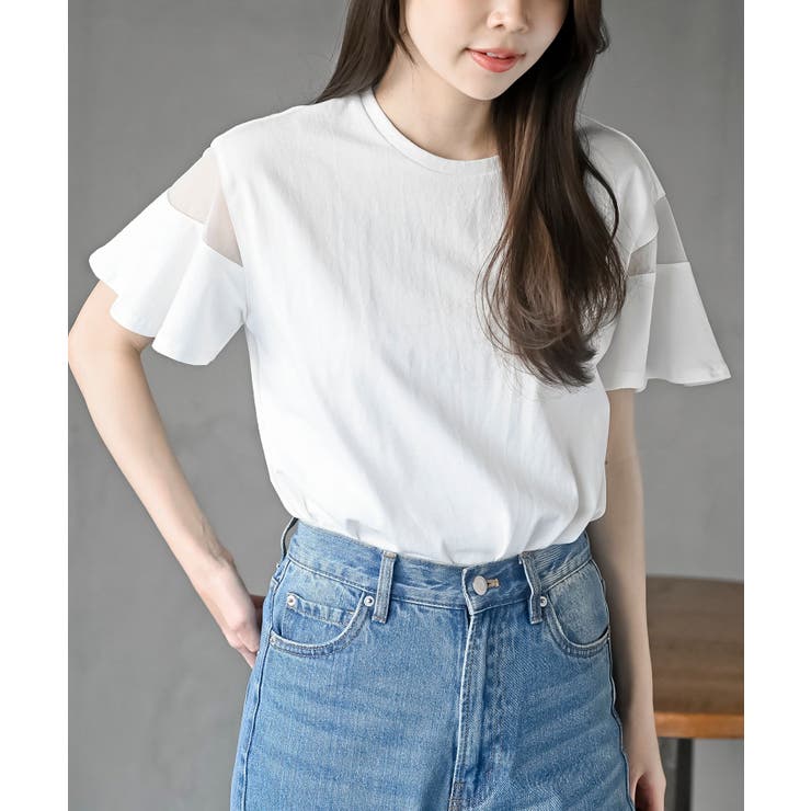 シースルーフレアースリーブＴｅｅ | rps | 詳細画像6 