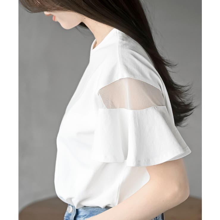 シースルーフレアースリーブＴｅｅ | rps | 詳細画像7 