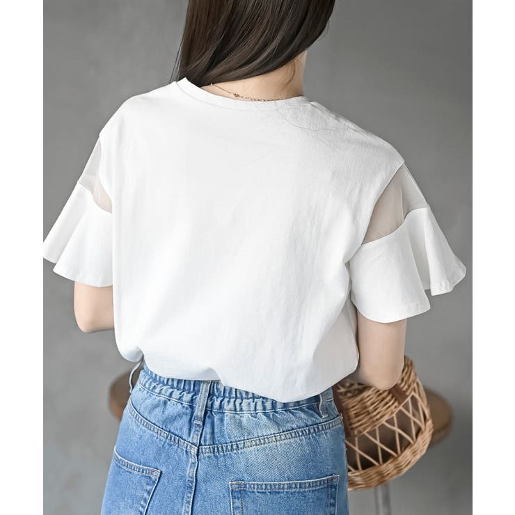 シースルーフレアースリーブＴｅｅ | rps | 詳細画像8 