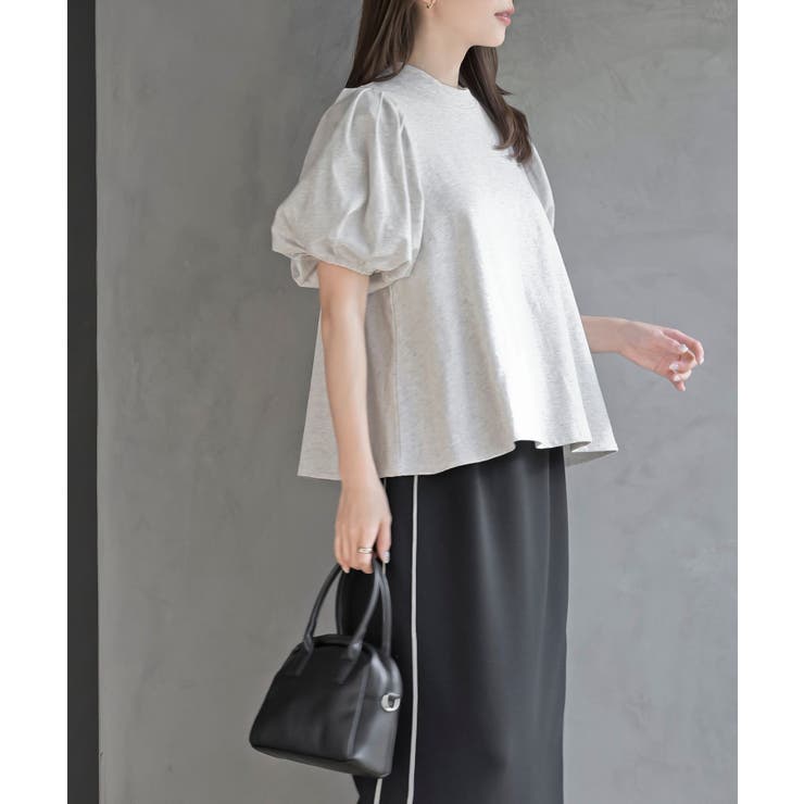 スタンドカラーパフスリーブＴ | rps | 詳細画像11 