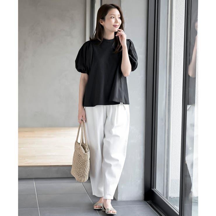 スタンドカラーパフスリーブＴ | rps | 詳細画像18 