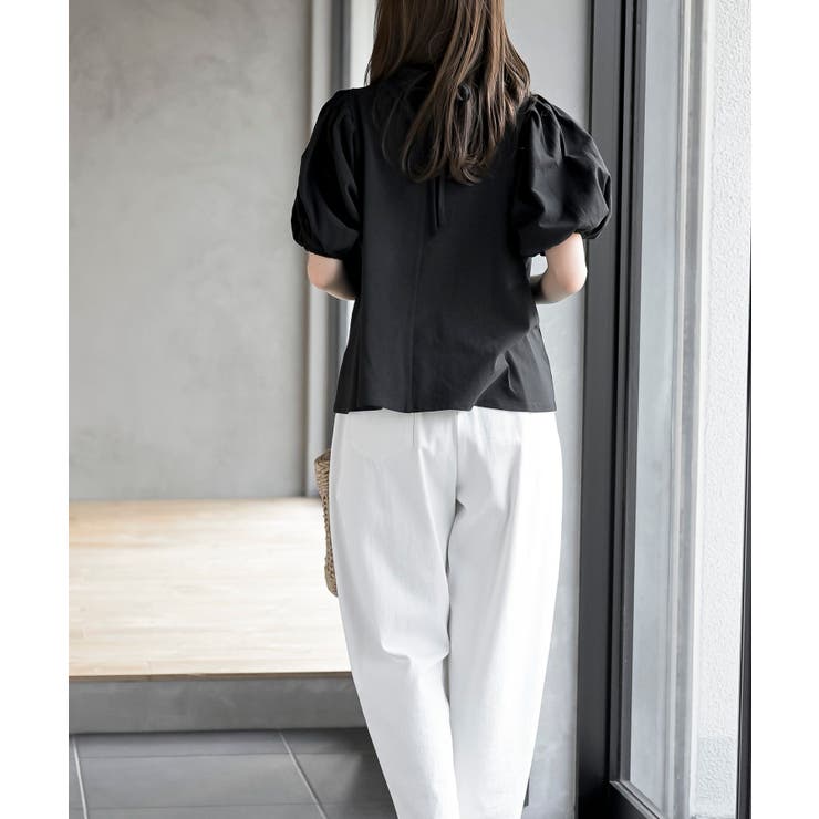 スタンドカラーパフスリーブＴ | rps | 詳細画像20 