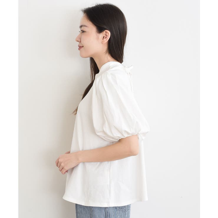 スタンドカラーパフスリーブＴ | rps | 詳細画像26 