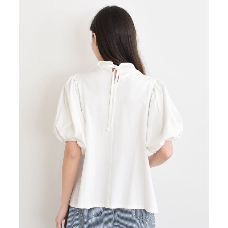 スタンドカラーパフスリーブＴ | rps | 詳細画像27 