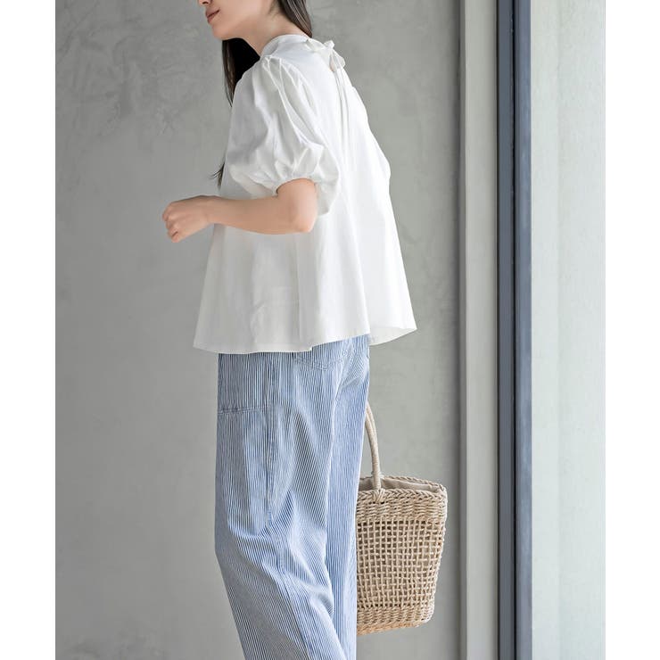 スタンドカラーパフスリーブＴ | rps | 詳細画像3 