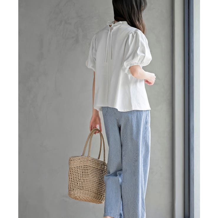 スタンドカラーパフスリーブＴ | rps | 詳細画像4 