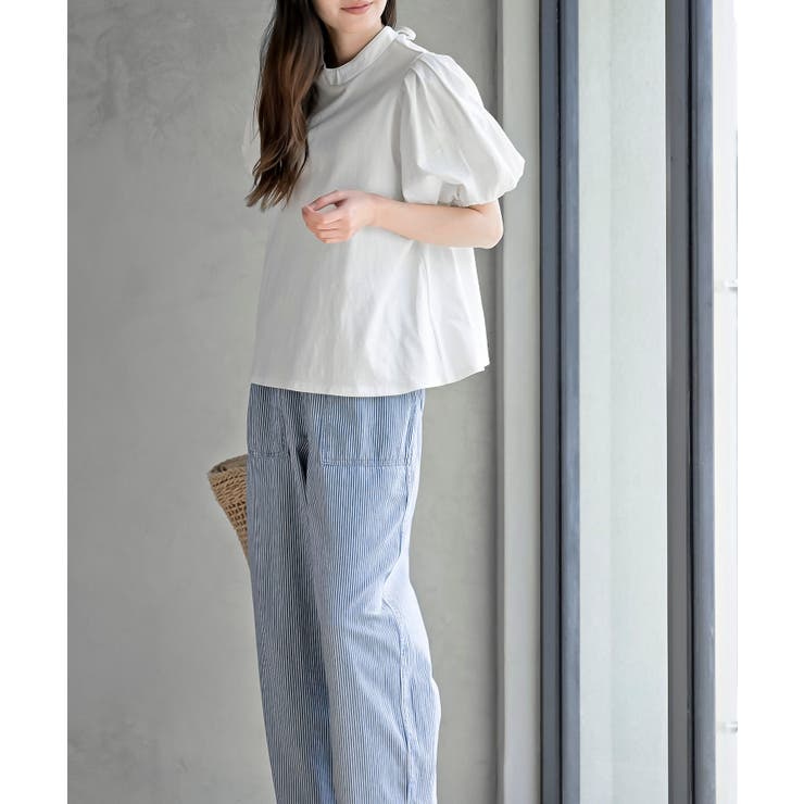 スタンドカラーパフスリーブＴ | rps | 詳細画像5 