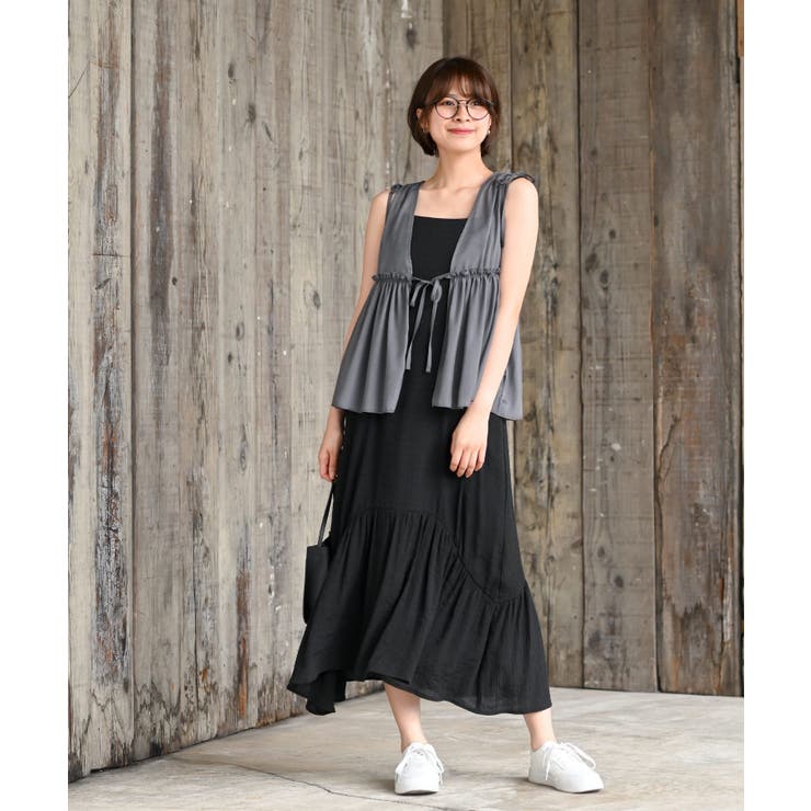 光沢シアーリボンベスト | rps | 詳細画像10 