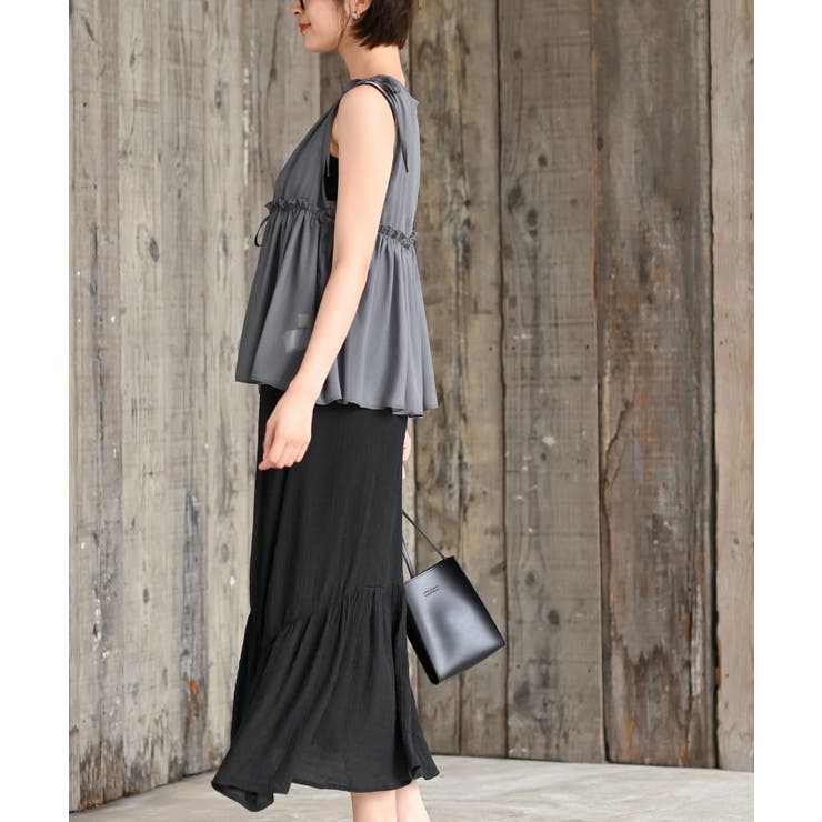 光沢シアーリボンベスト | rps | 詳細画像13 