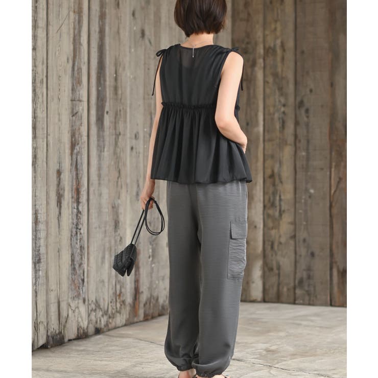 光沢シアーリボンベスト | rps | 詳細画像20 