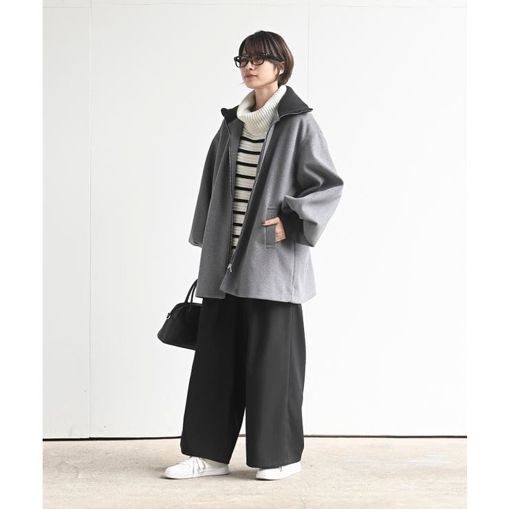 リブ切替ミドルＺＩＰコート | rps | 詳細画像10 