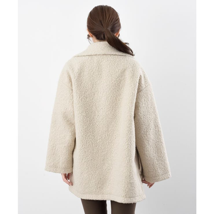 フェイクリングウールＷテーラードコート | rps | 詳細画像36 