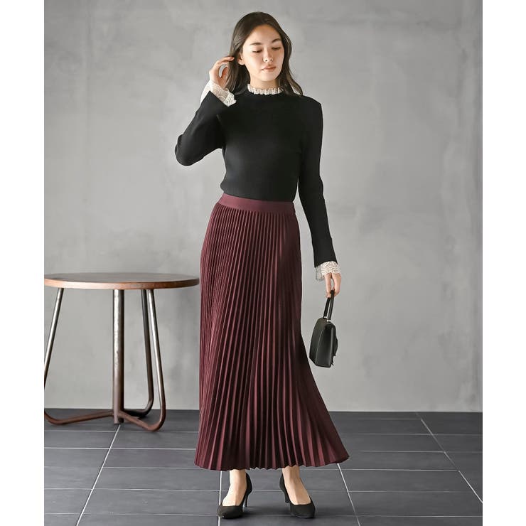ホットフィックス起毛ロングプリーツスカート | rps | 詳細画像7 