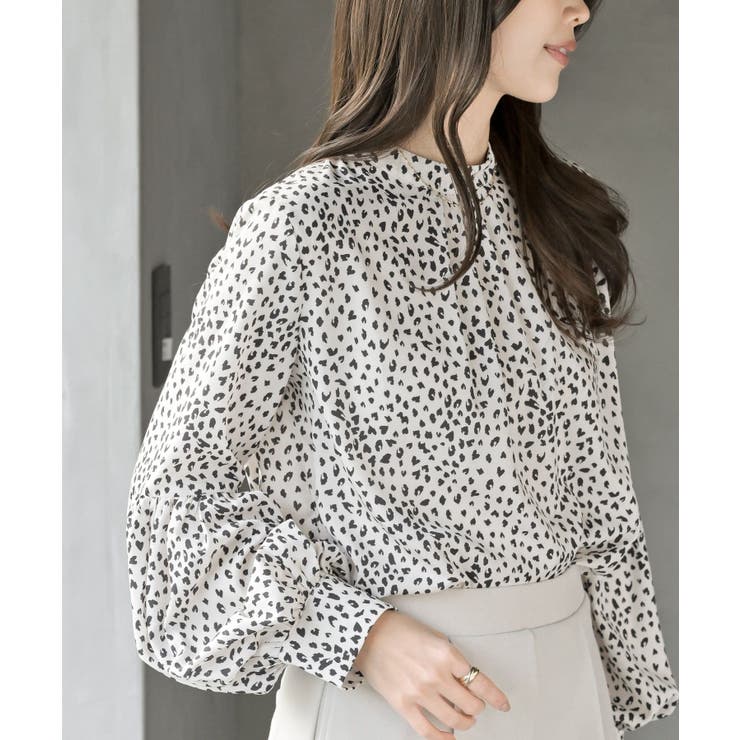 ボリューム袖プチハイネックブラウス | rps | 詳細画像1 