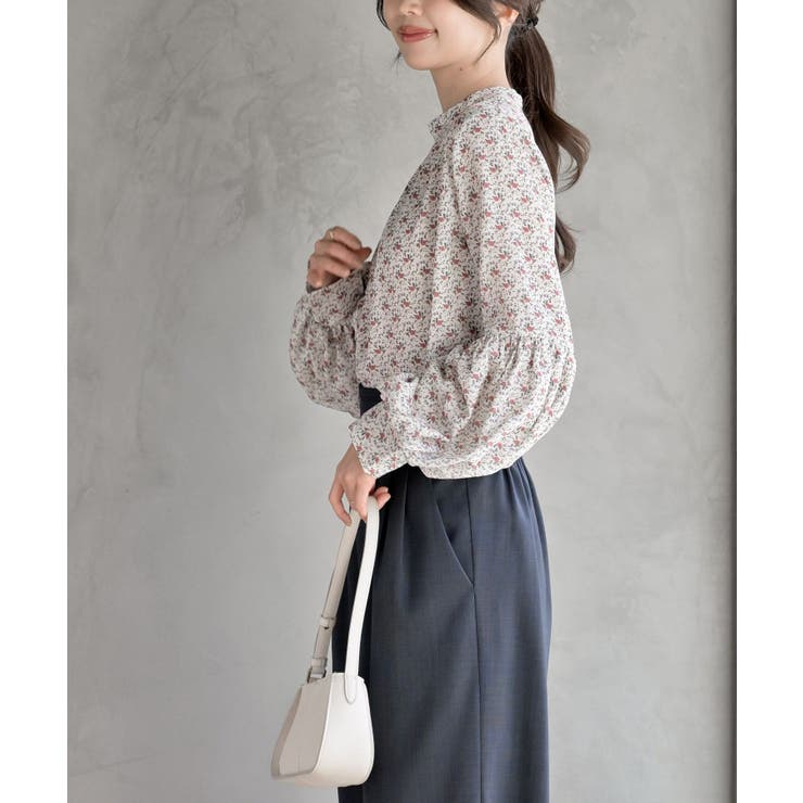 ボリューム袖プチハイネックブラウス | rps | 詳細画像3 